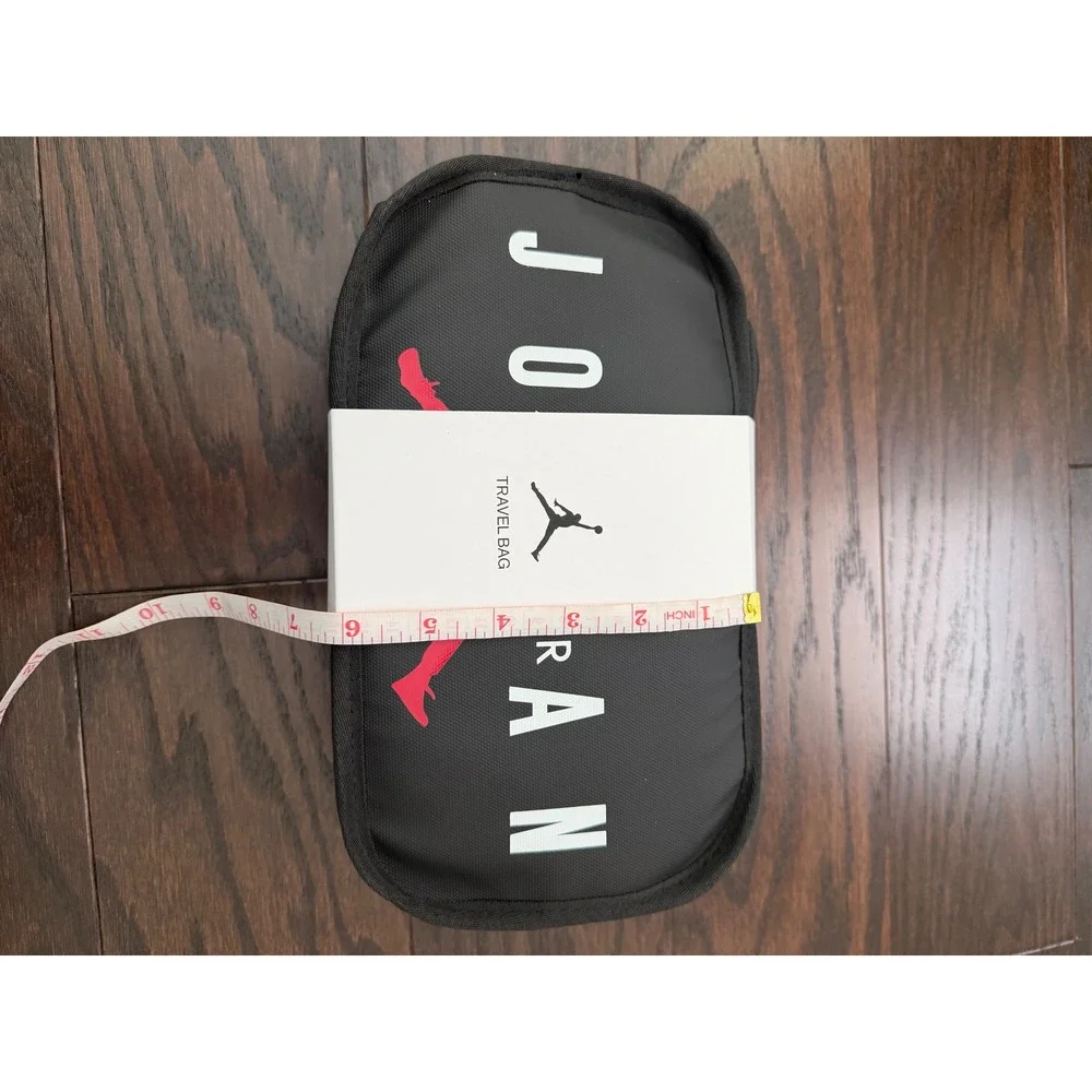 Jordan Jumpman Travel Bag Black White Red Toiletry Pouch 9A0473-F66 NEW